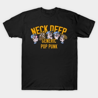 Generic Pop Punk Cartoon Faces T-Shirt
